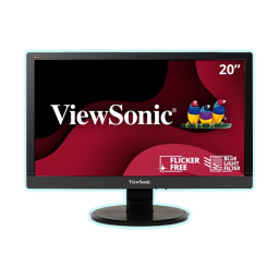 MONITOR 20" VIEWSONIC VA2055SM (VGA,DVI-D, FHD, 1080P) 25MS BIVOLT